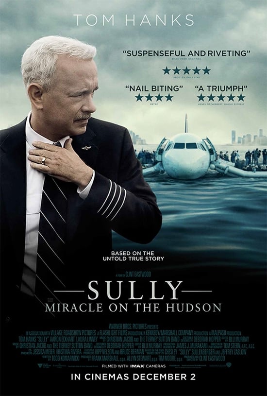 Sully (2016) ซัลลี่ ปาฎิหาริย์ที่แม่น้ำฮัดสัน